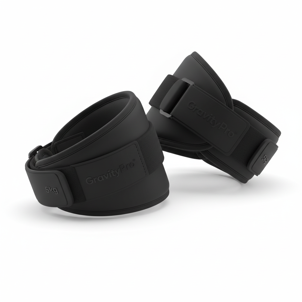GravityPro Stealth Ankle Weights 5kg Pair
